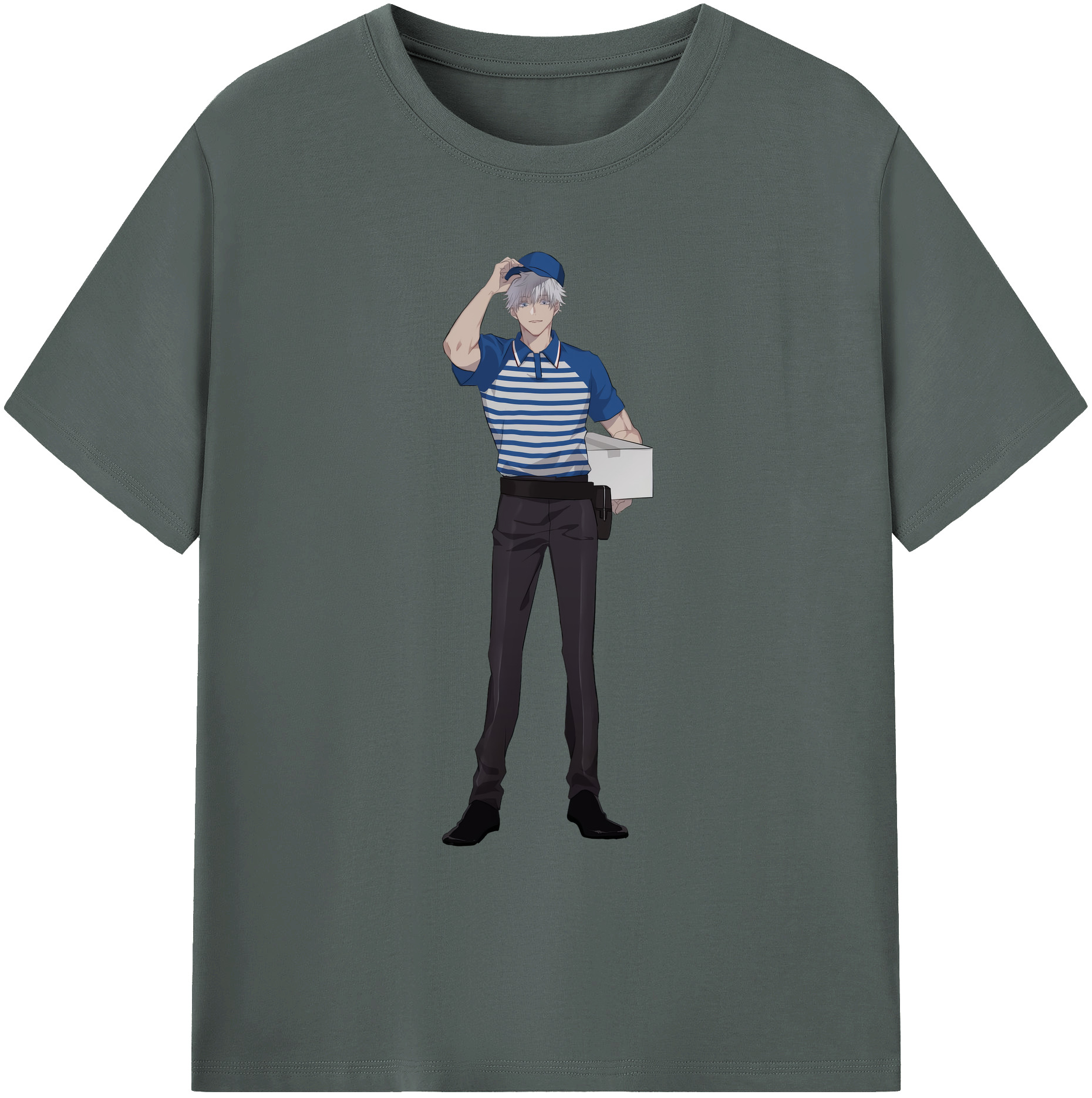 （画像用） 呪術廻戦 Jujutsu Kaisen 綿100％ メンズ半袖Tシャツ｜肌触りやわらか＆通気性